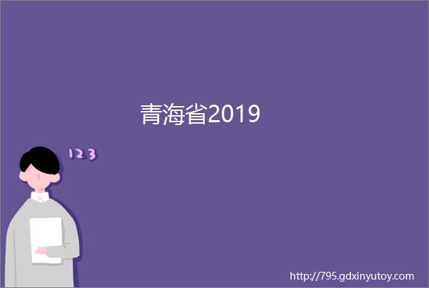 青海省2019